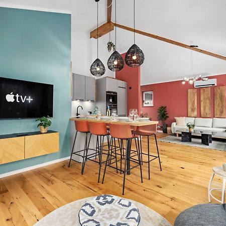Edler Wohnraum Schwanenteich-Penthouse Mit Garage, Grill, Kaffeevollautomat, Klima, Lift & Terrasse Lejlighed Zwickau Eksteriør billede
